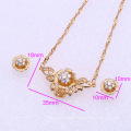 61847-Xuping Fashion Woman Jewlery Set with 18K Gold Plated